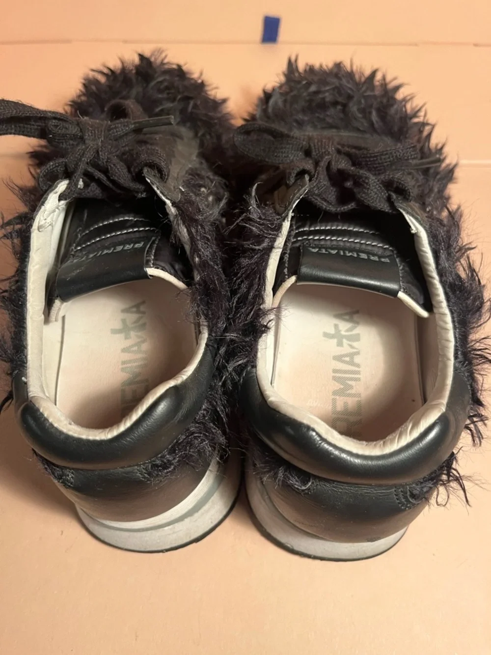PREMIATA women’s Furry Sneakers size 37 - Luxury Brand